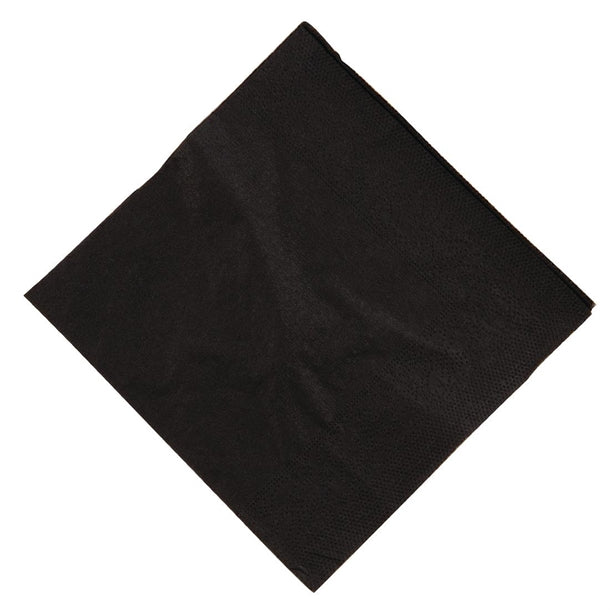 Cocktail Napkins Black 250mm (Pack of 2000)
