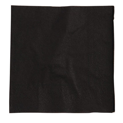 Cocktail Napkins Black 250mm (Pack of 2000)