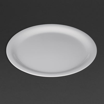 Olympia Kristallon Melamine Narrow Rimmed Plates 229mm (Pack of 12)