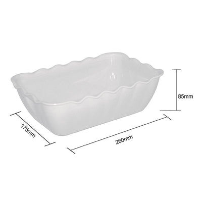 Olympia Kristallon Salad Crocks 750ml White