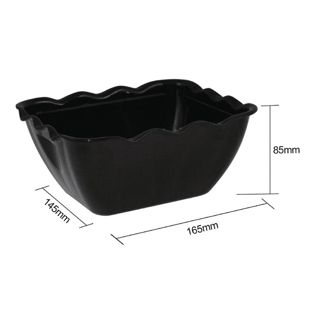 Kristallon Salad Crocks 750ml Black