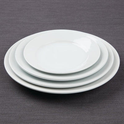 Olympia Athena Wide Rimmed Plates White 254mm (Pack of 12)