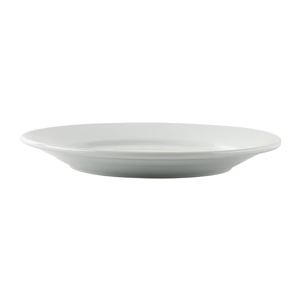 Olympia Athena Wide Rimmed Plates 202mm White (Pack of 12)