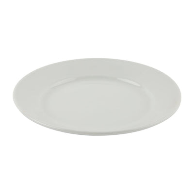 Olympia Athena Wide Rimmed Plates 202mm White (Pack of 12)