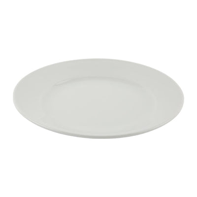 Olympia Athena Wide Rimmed Plates 228mm White (Pack of 12)