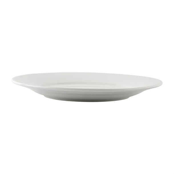 Olympia Athena Wide Rimmed Plates White 254mm (Pack of 12)