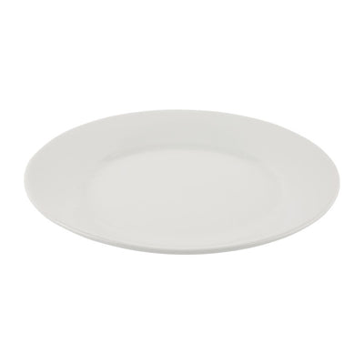 Olympia Athena Wide Rimmed Plates White 254mm (Pack of 12)