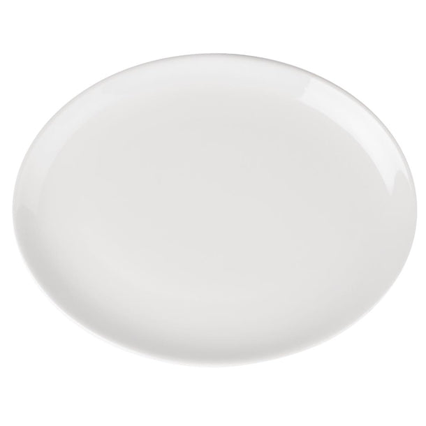 Olympia Athena Hotelware Oval Coupe Plates 254 x 197 mm (Pack of 12)