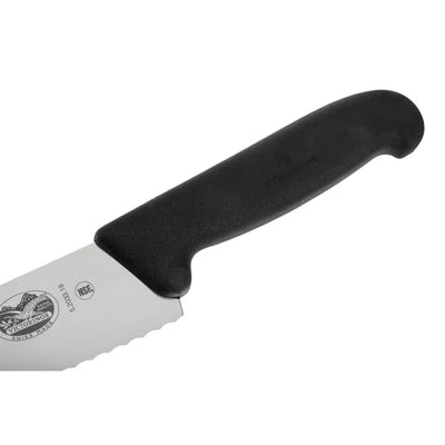 Victorinox Fibrox Serrated Carving Knife 19cm