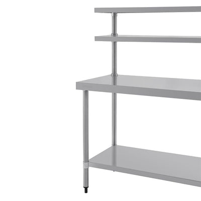 Vogue Stainless Steel Prep Station 1800x600mm