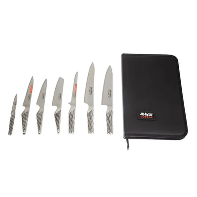 Global 7 Piece Knife Set with Case