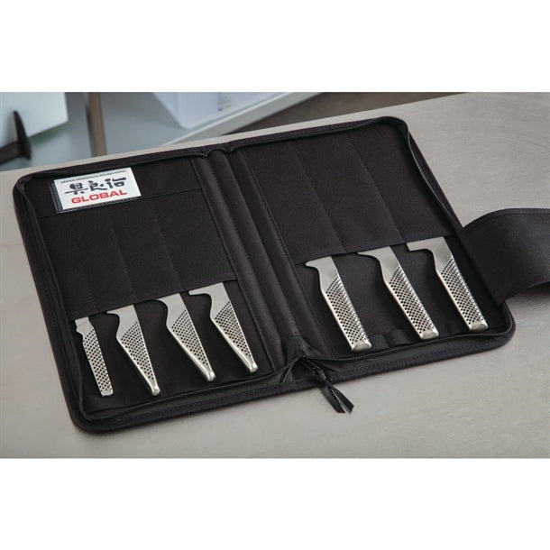 Global 7 Piece Knife Set with Case