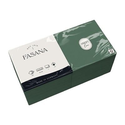 Fasana Dinner Napkins Green 400mm (Pack of 1000)