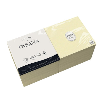 Fasana Dinner Napkins Cream 400mm (Pack of 1000)