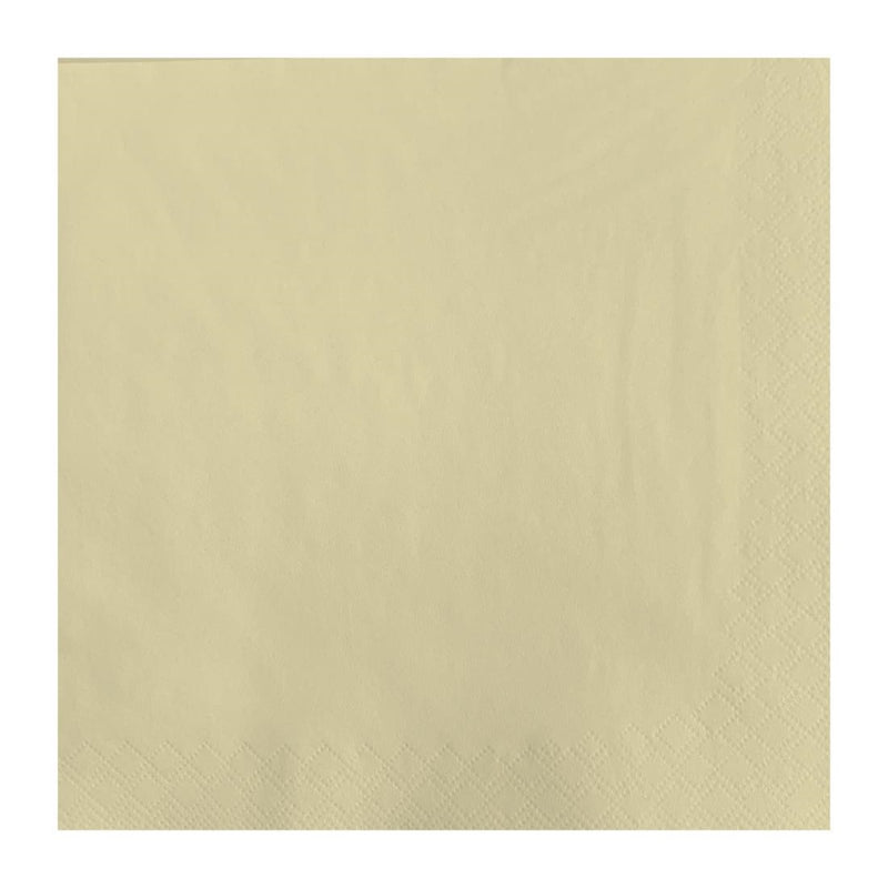 Fasana Dinner Napkins Cream 400mm (Pack of 1000)
