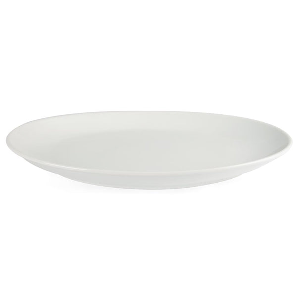 Olympia Whiteware French Deep Oval Plates 500mm