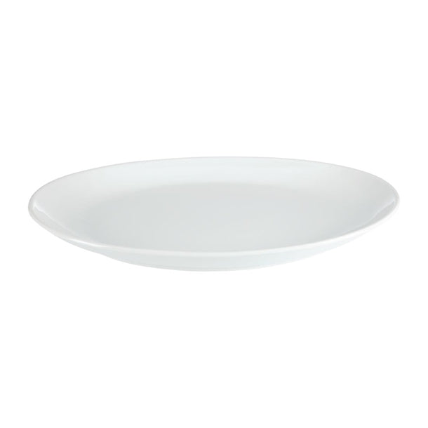 Olympia Whiteware French Deep Oval Plates 500mm