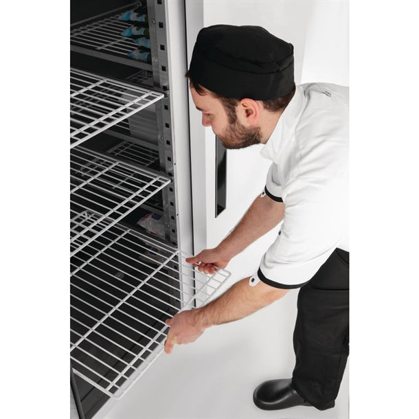 Polar G-Series Upright Double Door Fridge 1200Ltr White