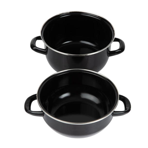 Olympia Mussel Pot Enamel Small