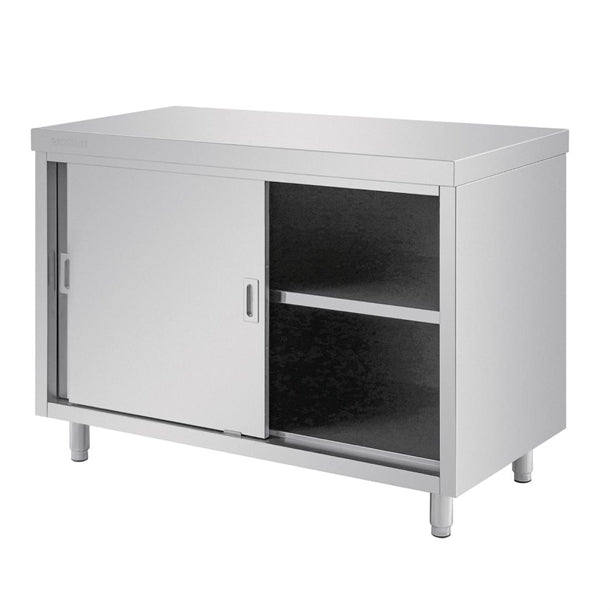 Vogue Stainless Steel Floor Standing Cupboard 1200mm