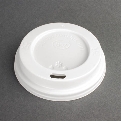 Fiesta Disposable Coffee Cup Lids White 225ml - 8oz (Pack of 1000)