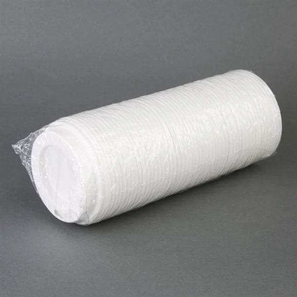 Fiesta Disposable Coffee Cup Lids White 225ml - 8oz (Pack of 50)