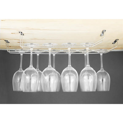 Olympia Wine Glass Rack Chrome 610mm