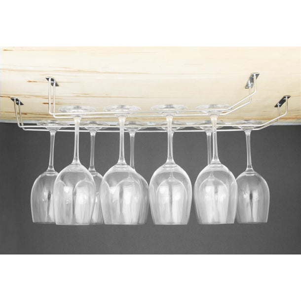 Olympia Wine Glass Rack Chrome 405mm