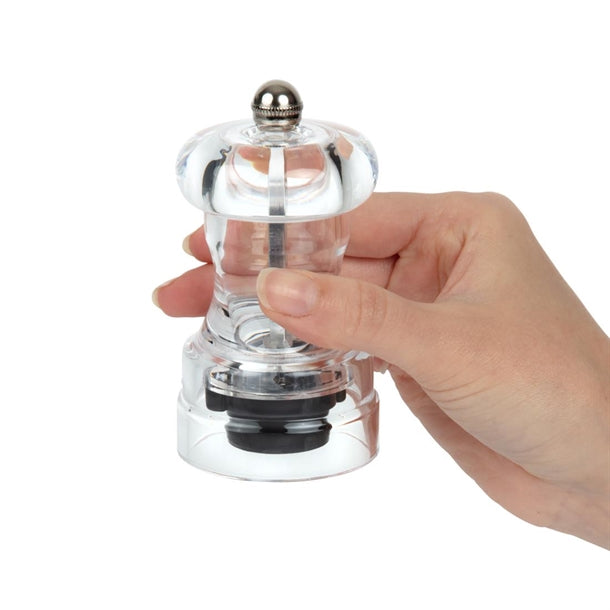 Acrylic Salt and Pepper Mill 102mm