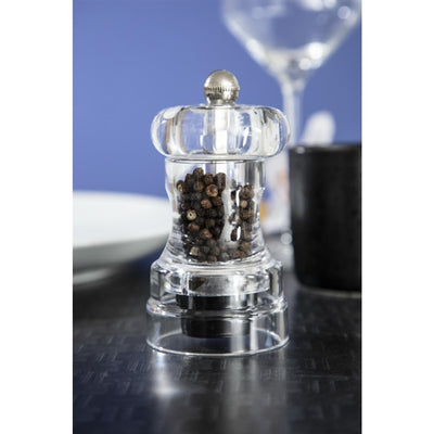 Acrylic Salt and Pepper Mill 102mm
