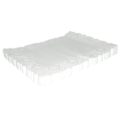 Fiesta Rectangular Paper Doilies 400mm (Pack of 250)