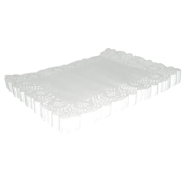 Fiesta Rectangular Paper Doilies 400mm (Pack of 250)