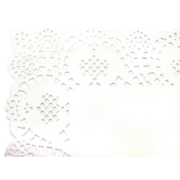 Fiesta Rectangular Paper Doilies 400mm (Pack of 250)