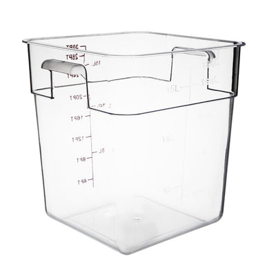 Vogue Polycarbonate Square Storage Container 15Ltr
