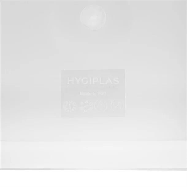 Vogue Polycarbonate Square Food Storage Container Lid White Small