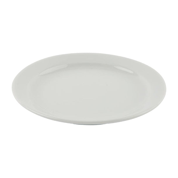 Olympia Athena Narrow Rimmed Plates 165mm (Pack of 12)