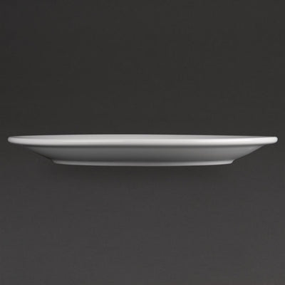 Olympia Athena Narrow Rimmed Plates 226mm (Pack of 12)