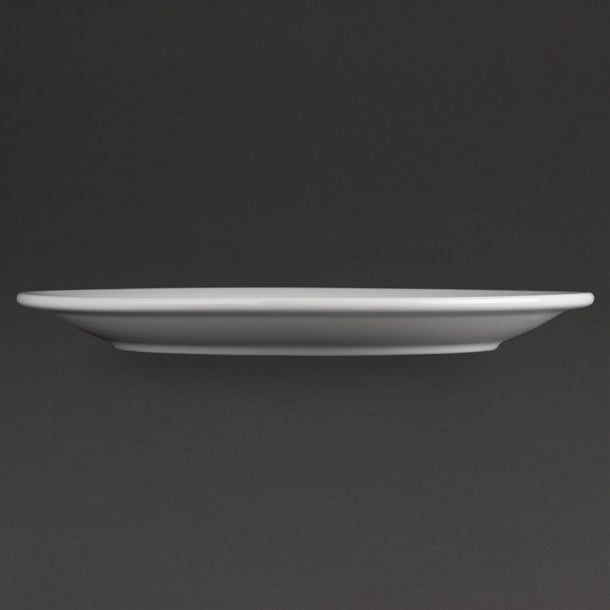 Olympia Athena Narrow Rimmed Plates 226mm (Pack of 12)