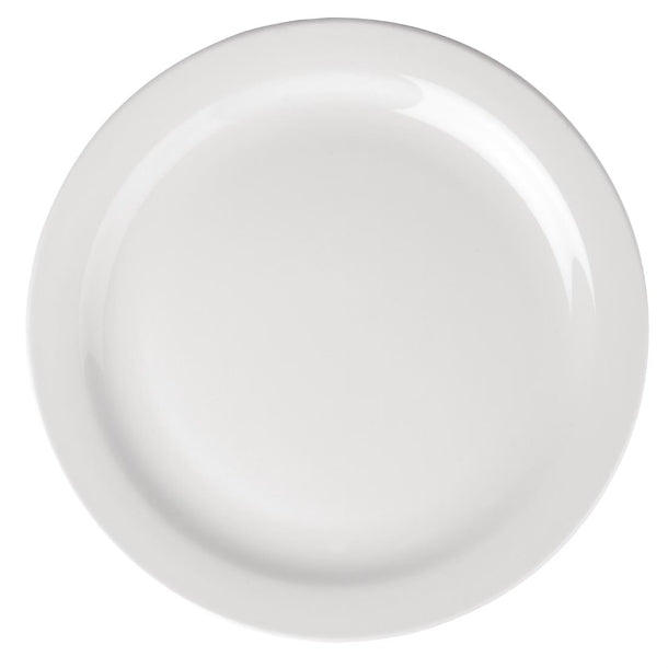 Olympia Athena Narrow Rimmed Plates 226mm (Pack of 12)