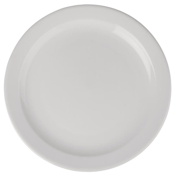 Olympia Athena Narrow Rimmed Plates 254mm (Pack of 12)