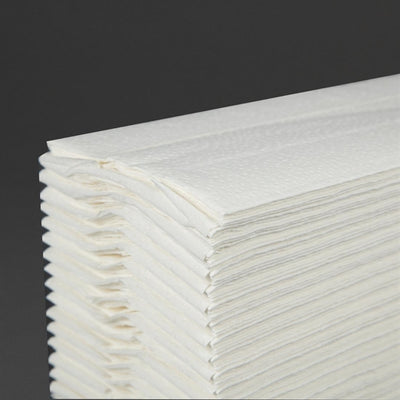 Jantex C Fold Paper Hand Towels White 2-Ply 160 Sheets (Pack of 15)