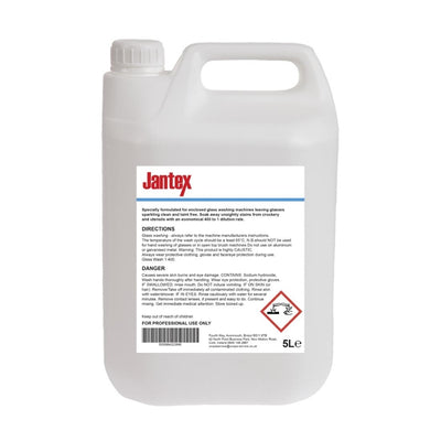 Jantex Glasswasher Detergent Concentrate 5Ltr (Single Pack)