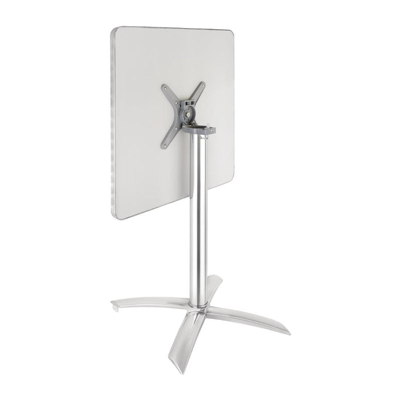 Bolero Square Stainless Steel Flip Top Table 600mm (Single)