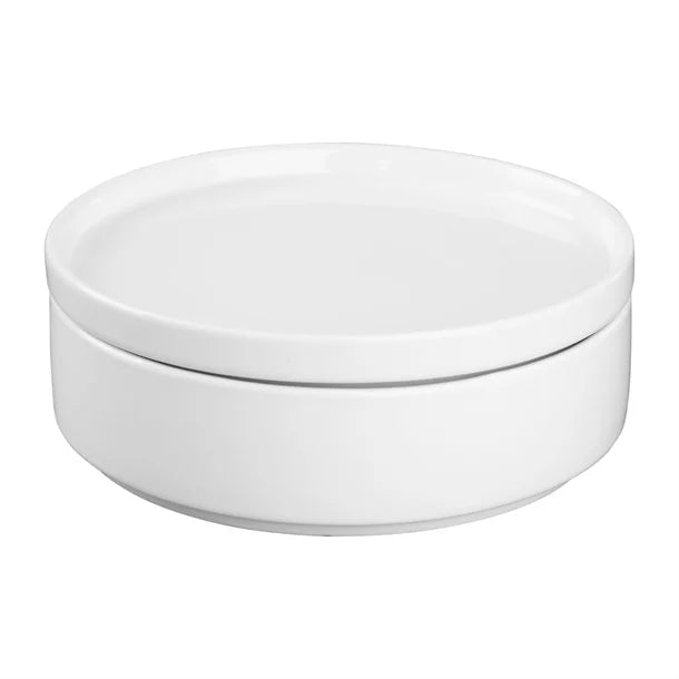 Olympia Whiteware Flat Round Plates 150mm (Pack of 6)
