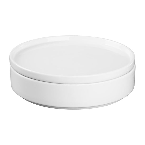 Olympia Whiteware Flat Round Plates 210mm (Pack of 6)