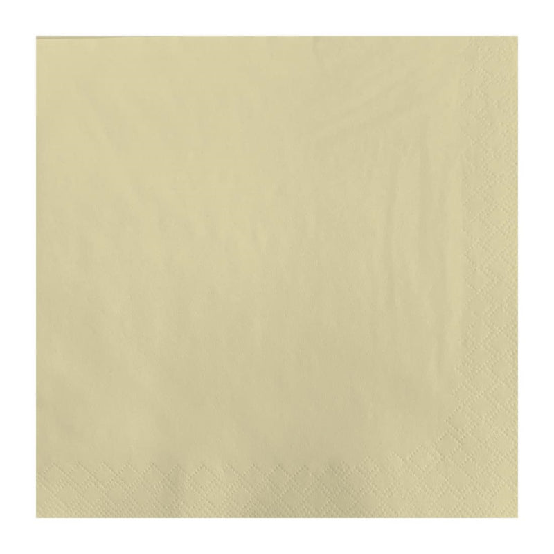 Fasana Lunch Napkins Cream 330mm (Pack of 1500)