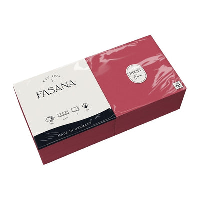 Fasana Lunch Napkins Bordeaux 330mm (Pack of 1500)