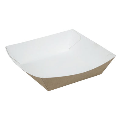 Colpac Compostable Kraft Food Trays Medium 148mm (Pack of 500)