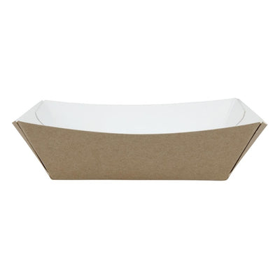 Colpac Compostable Kraft Food Trays Medium 148mm (Pack of 500)