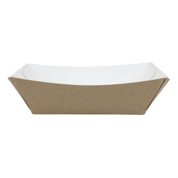 Colpac Compostable Kraft Food Trays Medium 148mm (Pack of 500)